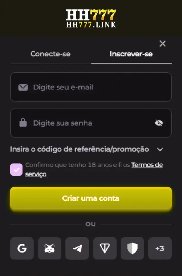 registro e login
